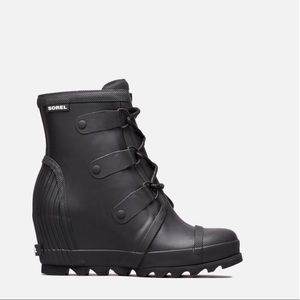 NWT Sorel Joan Rain Wedge Boots 10.5